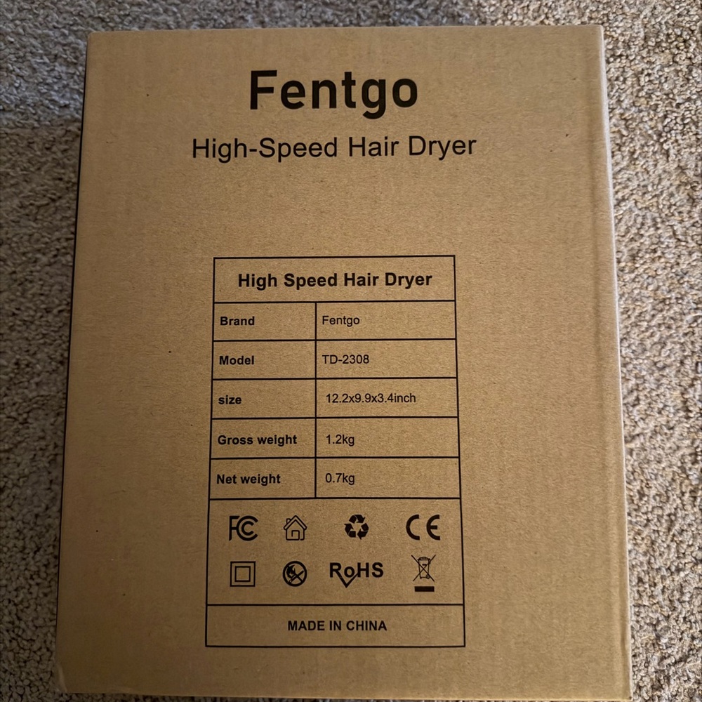 Fentgo Hair Dryer - Picture 2 of 2